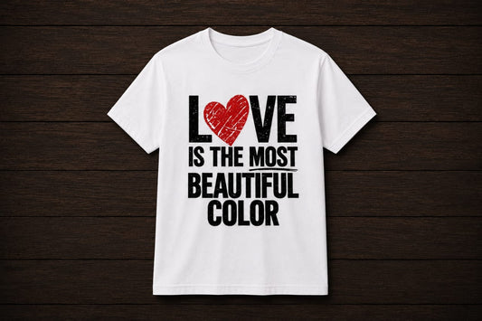Love Is the Most Beautiful Color T shirt